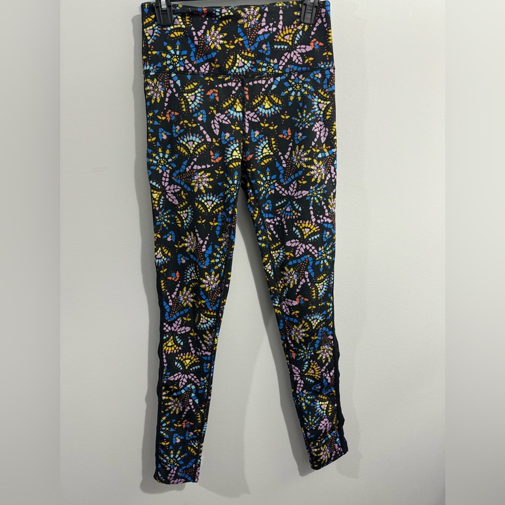 Free People Movement Liza Illusion Mesh Quick Dry High Rise Leggings Size Small - Picture 2 of 4